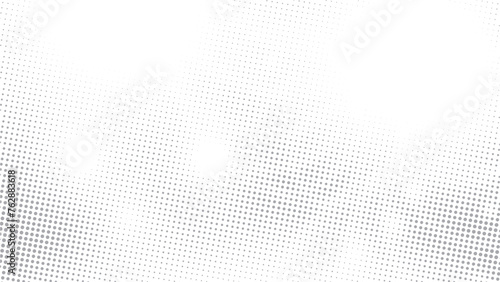 Abstract white and gray color background with halftone effect, dot pattern. Vector illustration. photo