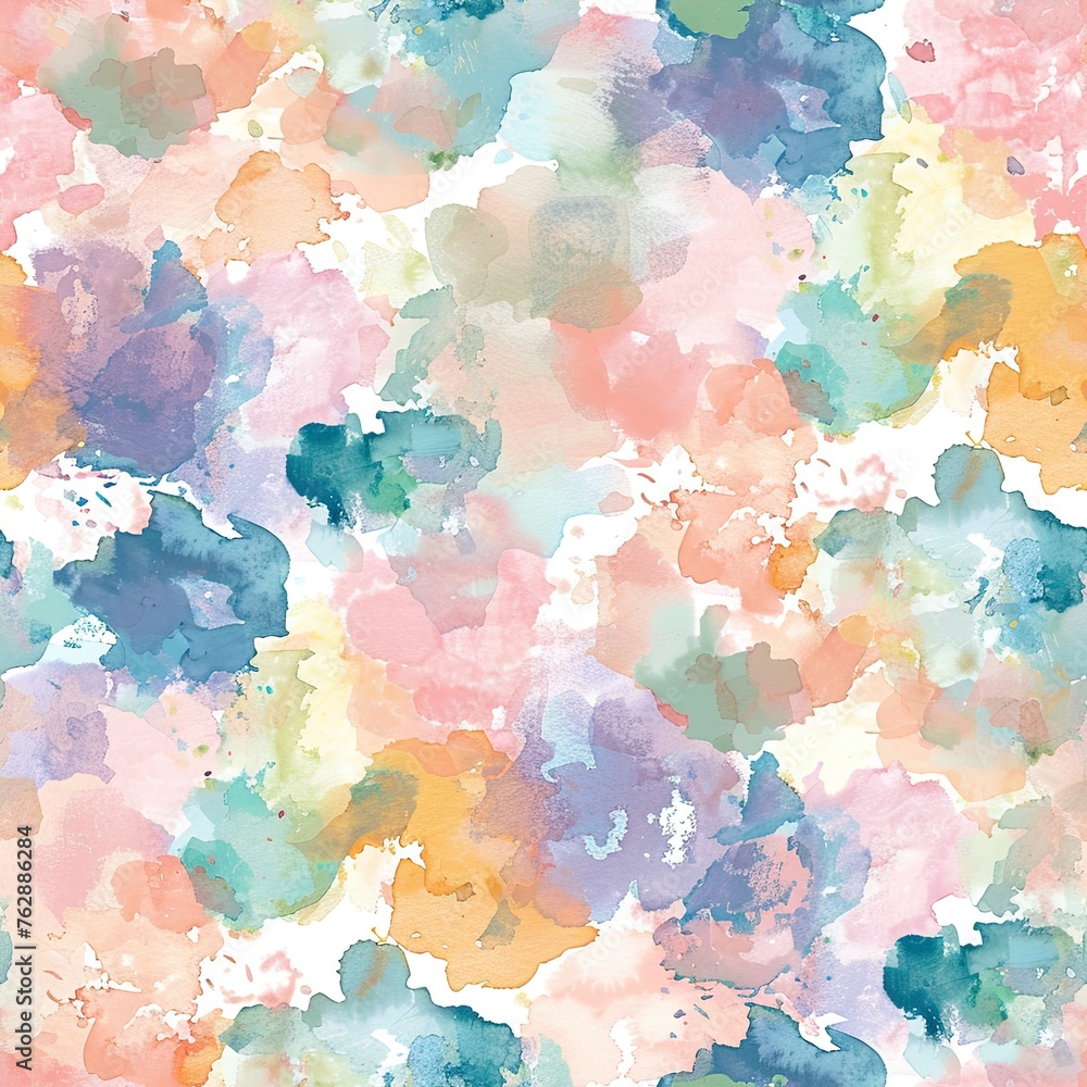 Fototapeta premium Abstract digital patterns Seamless Background
