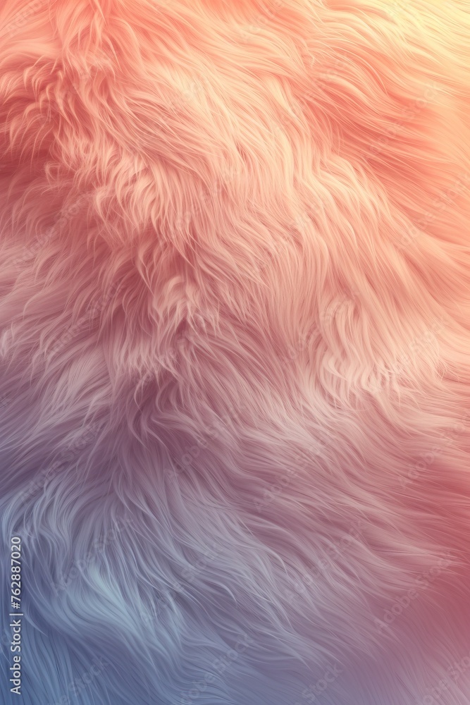 Fototapeta premium Soft pastel fur background, soothing textures and subtle hues create a tranquil backdrop for digital screens and artwork. 🐾🎨✨
