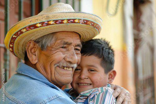 Happy Mexican Faces on Father's Day