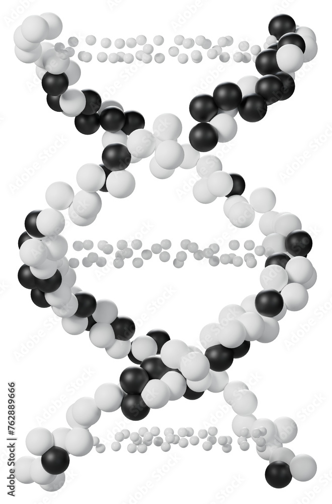DNA structure genetic biotechnology, 3d rendering DNA structure genetic biotechnology, 3d rendering