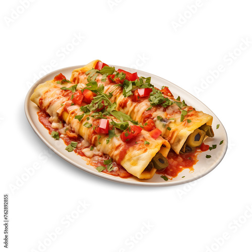 enchiladas with tomato sauce