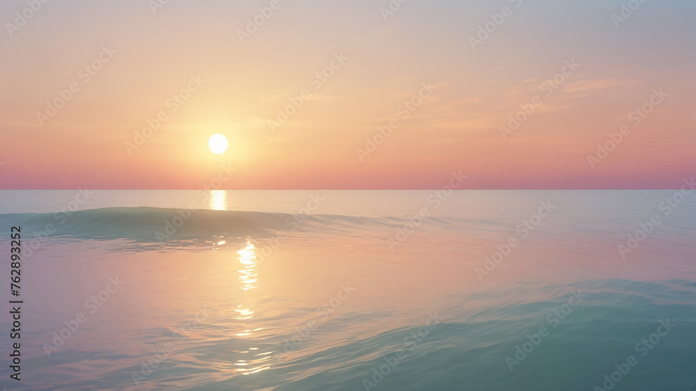 abstract background resembling a soft pastel sunrise