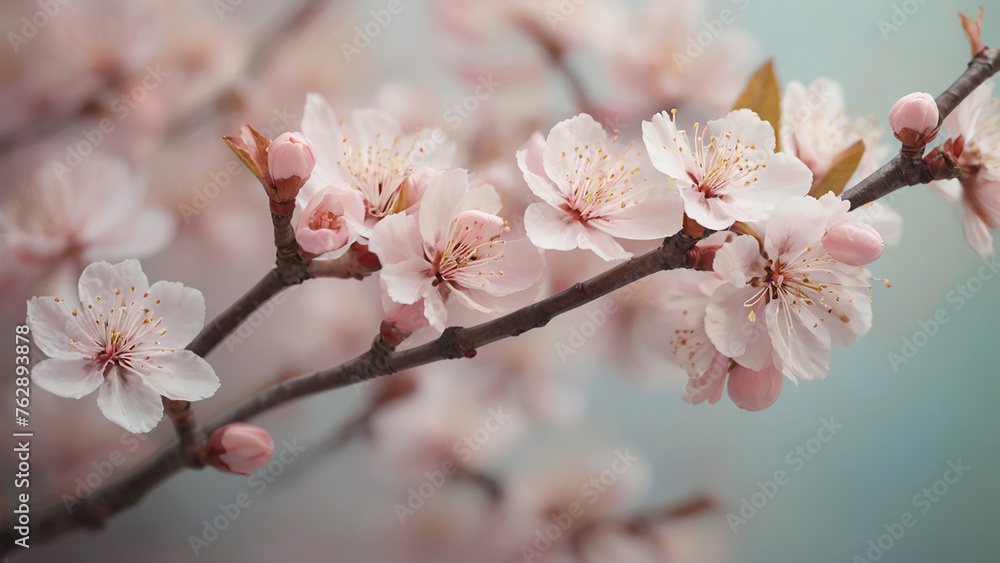 abstract background cherry blossom tree
