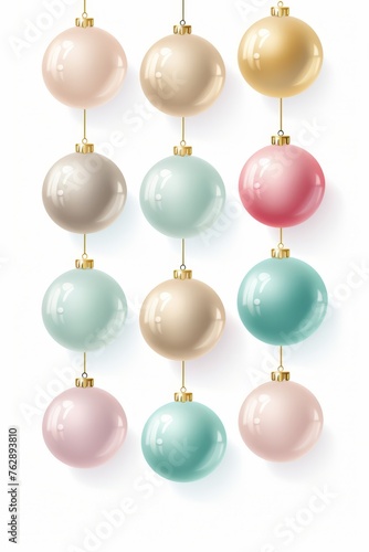 christmas ornament on white background