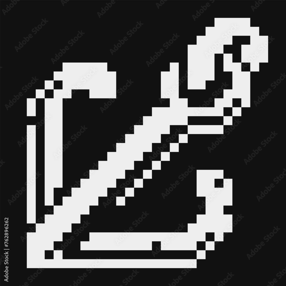 Anchor abstract background. Nautical anchor pixel art icon. Ship anchor isolated vector illustration for marine and heraldry design, logo, sticker, mobile app. Anchor abstract background. Nautical anchor pixel art icon. Ship anchor isolated vector illustration for marine and heraldry design, logo, sticker, mobile app.