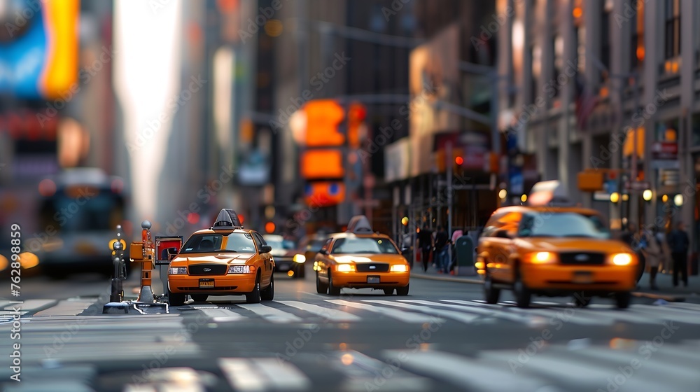 NEW YORK STREET BACKGROUND : Generative AI