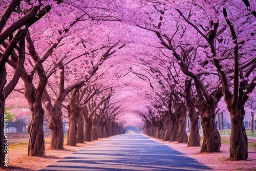 Blossom Canopy The Pink Tunnel © hekikuu