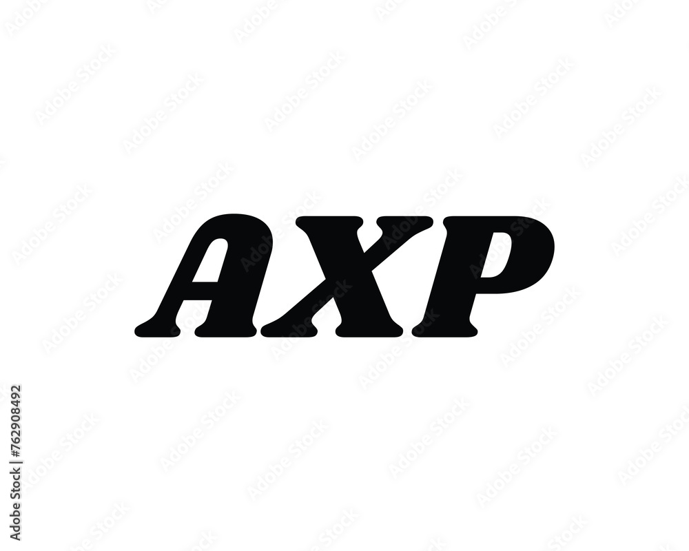 AXP logo design vector template AXP logo design vector template