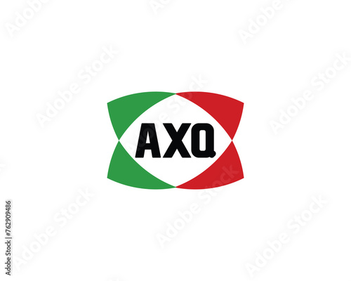 AXQ logo design vector template