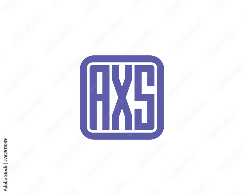 AXS logo design vector template AXS logo design vector template