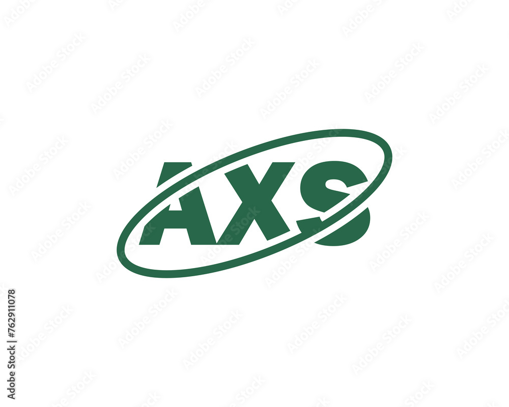 AXS logo design vector template AXS logo design vector template