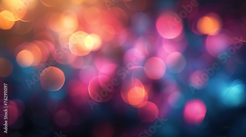 abstract background with bokeh defocused lights and shadow : Generative AI