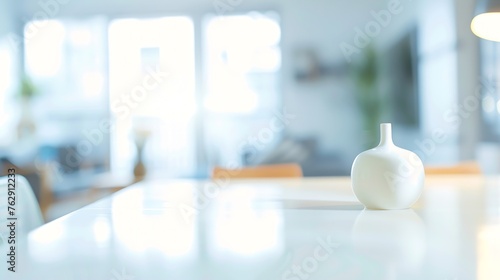 Blurred home interior Blurry office background White background   Generative AI