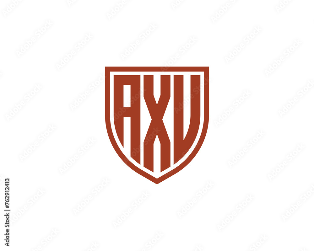 AXU Logo design vector template AXU Logo design vector template
