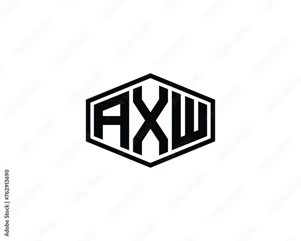 AXW logo design vector template AXW logo design vector template