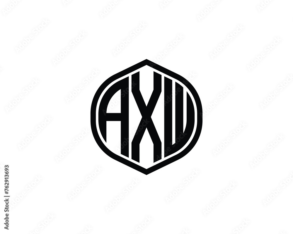 AXW logo design vector template AXW logo design vector template
