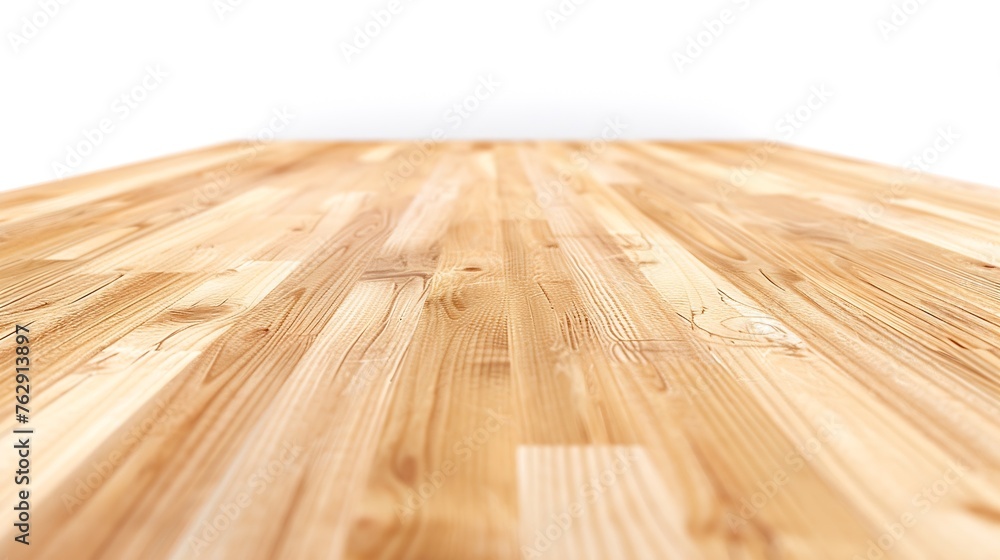 Wood table top on abstract blur white background can be used for display or montage your products : Generative AI Wood table top on abstract blur white background can be used for display or montage your products : Generative AI