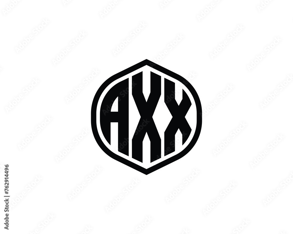 AXX Logo design vector template