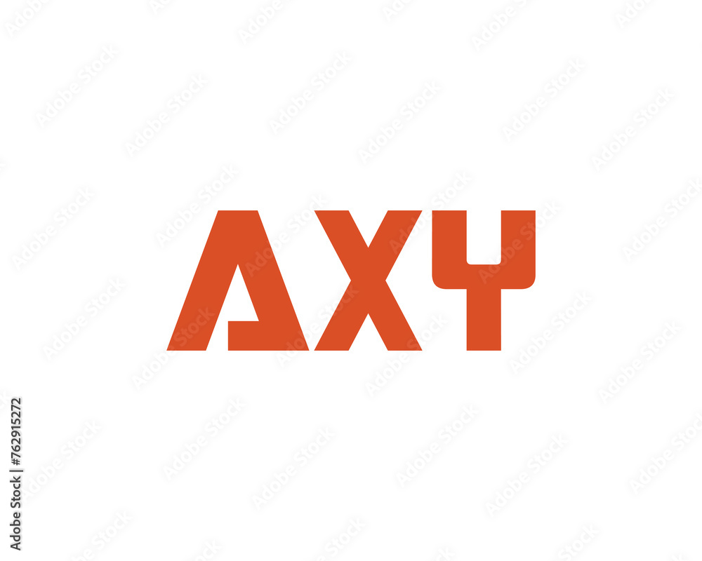 AXY logo design vector template AXY logo design vector template