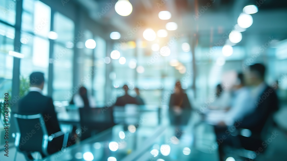 Blur office meeting background business people working group in discussion boardroom : Generative AI Blur office meeting background business people working group in discussion boardroom : Generative AI