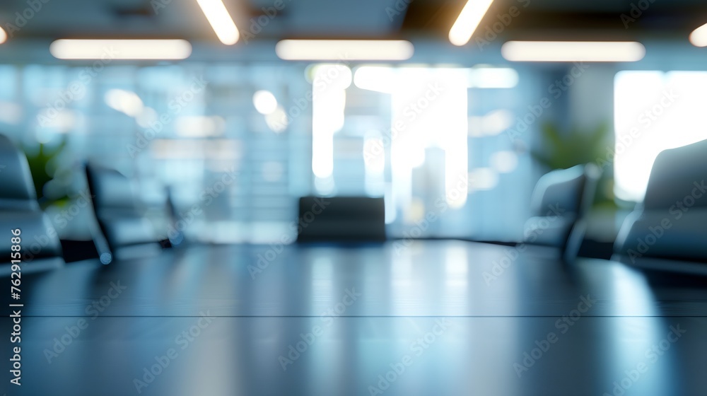 Table Top And Blur Office of Background : Generative AI Table Top And Blur Office of Background : Generative AI