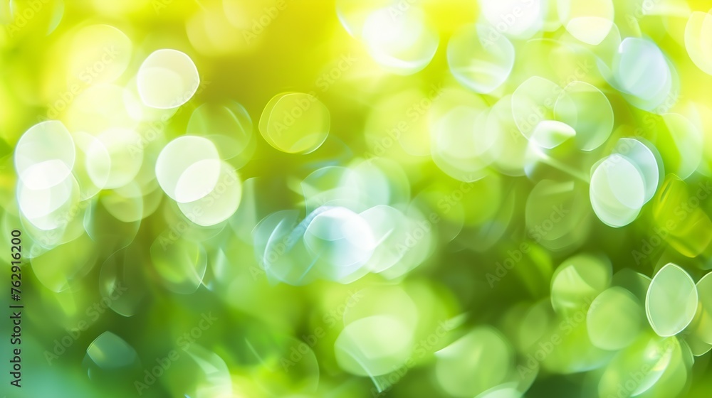 Blur white green abstract background from kitchen window : Generative AI Blur white green abstract background from kitchen window : Generative AI