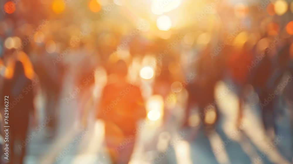 Blurred Crowd of People On Street unrecognizable crowded population as blur urban background Vintage Toned Image : Generative AI Blurred Crowd of People On Street unrecognizable crowded population as blur urban background Vintage Toned Image : Generative AI