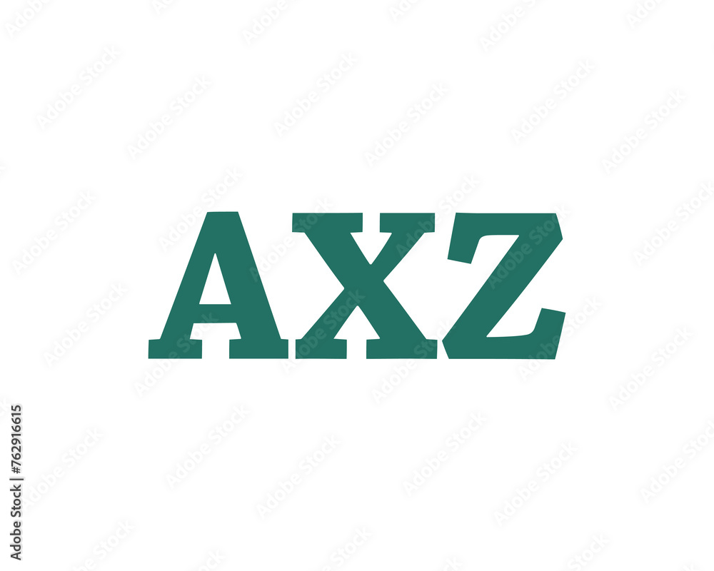 AXZ logo design vector template AXZ logo design vector template