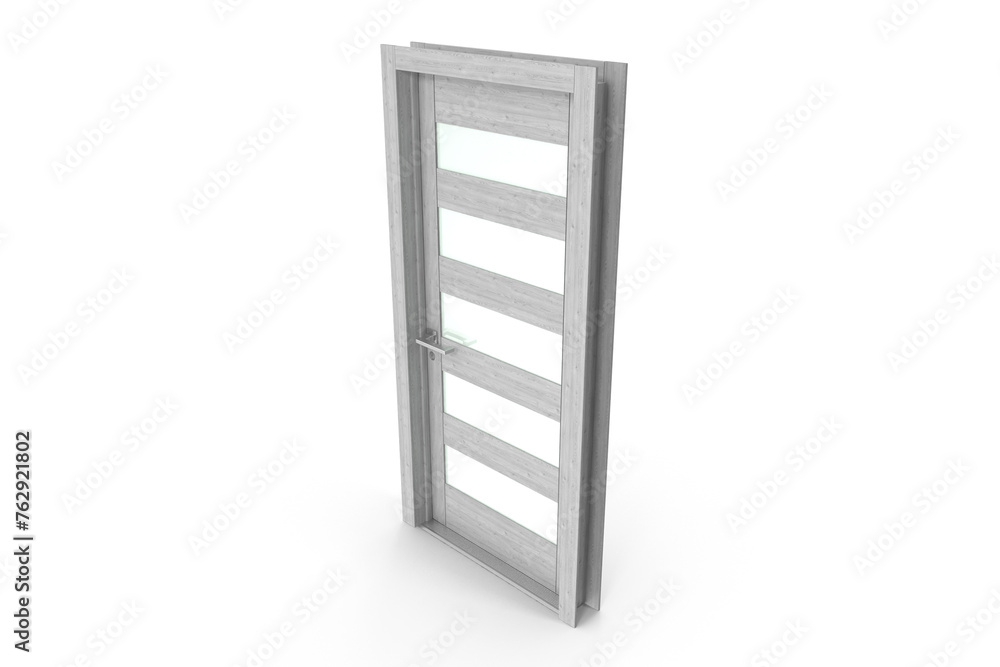 wooden door isolated on white background wooden door isolated on white background