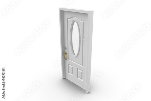 door isolated on white background