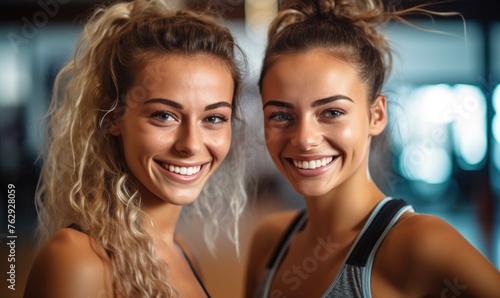 Portrait of smiling beautif...