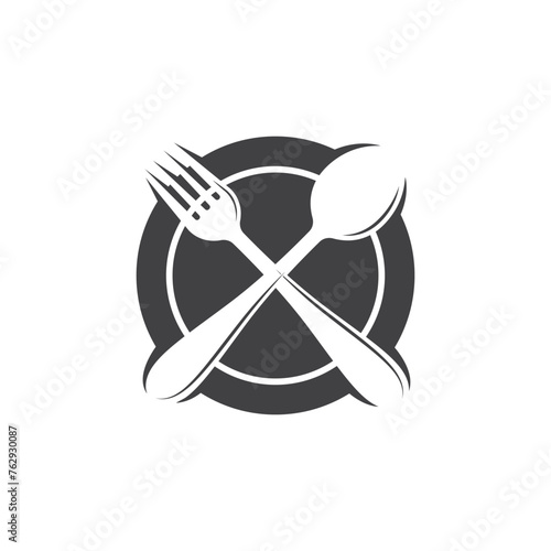 restaurant logo icon vector