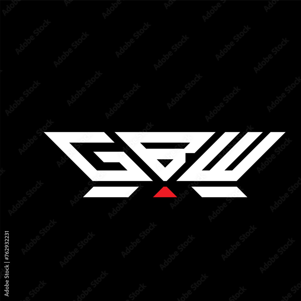 GBW letter logo vector design, GBW simple and modern logo. GBW luxurious alphabet design GBW letter logo vector design, GBW simple and modern logo. GBW luxurious alphabet design