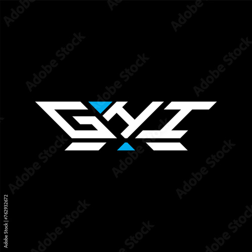 GHI letter logo vector design, GHI simple and modern logo. GHI luxurious alphabet design