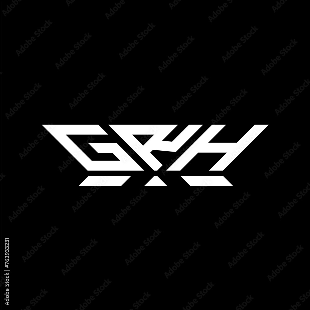 GRH letter logo vector design, GRH simple and modern logo. GRH luxurious alphabet design GRH letter logo vector design, GRH simple and modern logo. GRH luxurious alphabet design