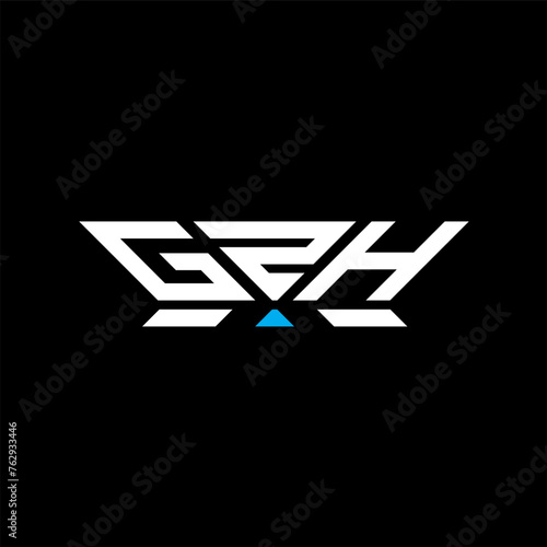 GZH letter logo vector design, GZH simple and modern logo. GZH luxurious alphabet design