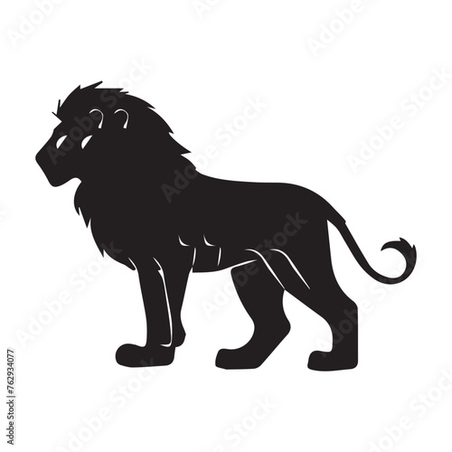 free vector tiger silhouette design logo