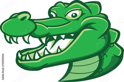 Krokodil Logo mit KI generiert