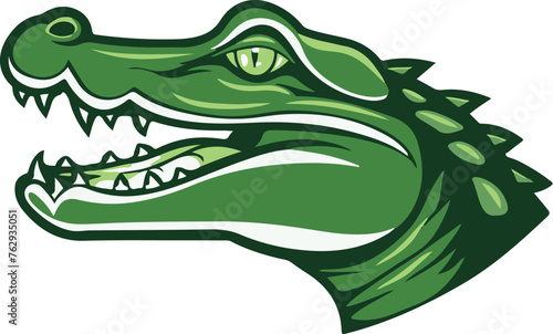 Krokodil Logo mit KI generiert