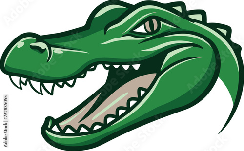 Krokodil Logo mit KI generiert