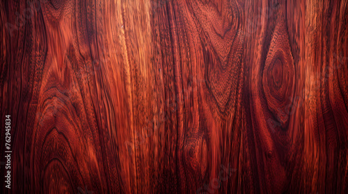 dark mahogany wood background with deep, reddish-brown hues