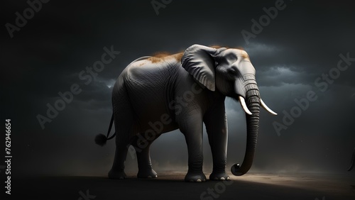 Portrait of elephant  © Tatton