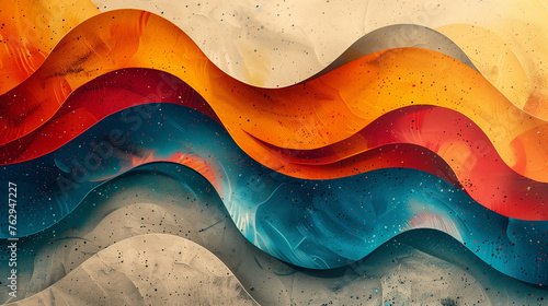 Abstract retro illustration. Abstract background. Abstract wallpaper.