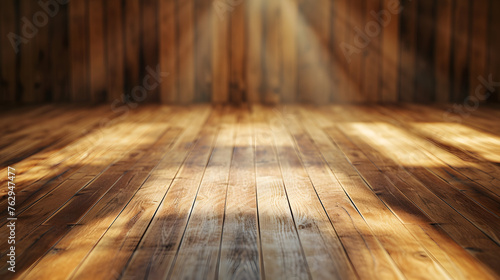 wood background in a softly lit room, highlighting its natural grain