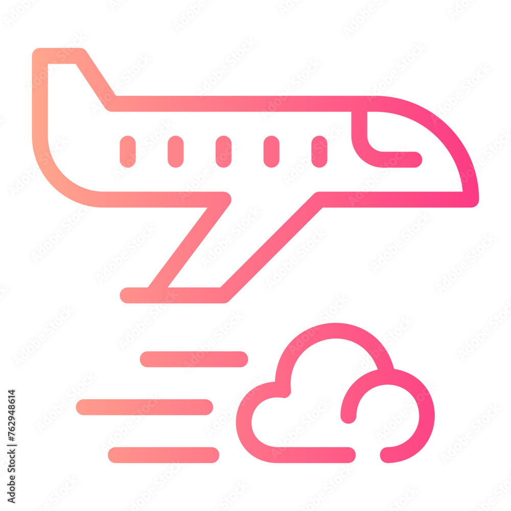 air pollution gradient icon air pollution gradient icon