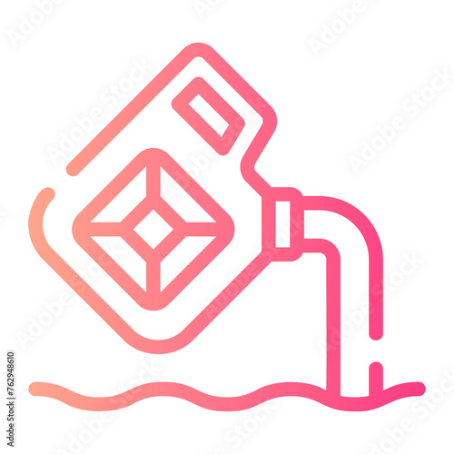 contamination gradient icon