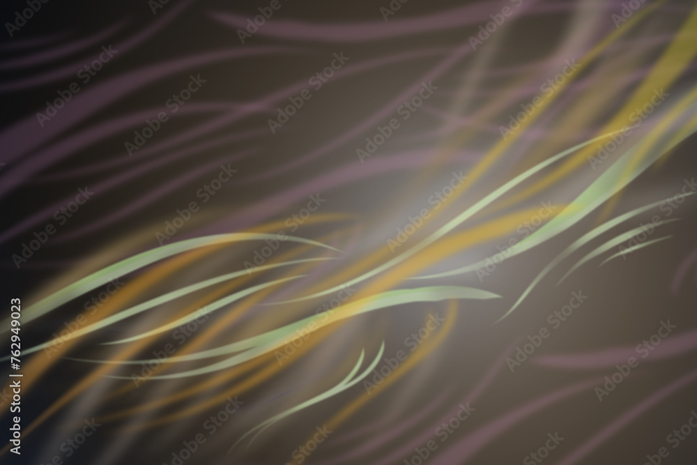 Fototapeta premium Glowing Curved Lines Background