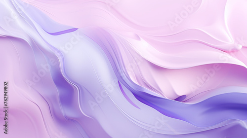 An abstract background with a lilac color scheme, fluid shapes, soft lighting, and dreamlike elements, captivating and imaginative composition Background Ai Generative