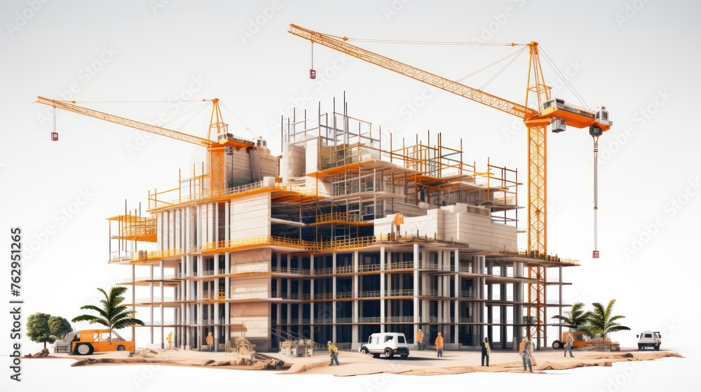 A Vector illustration of Building under Construction site,Construction infographics,Vector illustration template design on isolated on transparent background. A Vector illustration of Building under Construction site,Construction infographics,Vector illustration template design on isolated on transparent background.